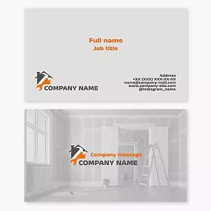 Handyman Services Business Card Template