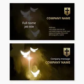 Christian Church Business Card Template