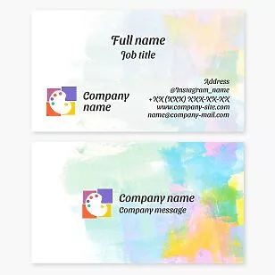 Painter Business Card Template