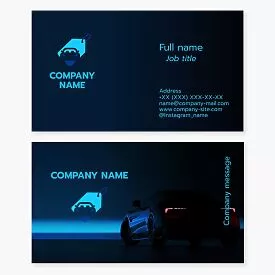 Car Dealership Business Card Template