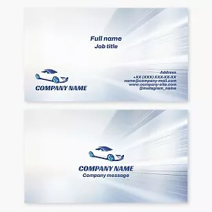 Automotive Business Card Template