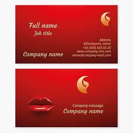 Beauty Industry Business Card Template