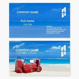 Travel Agency Business Card Template