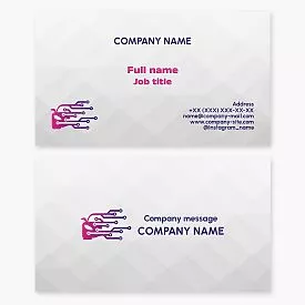 Car Tech Business Card Template