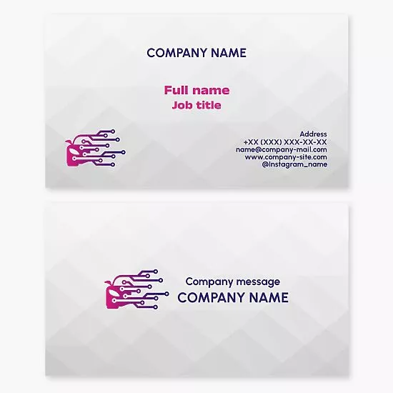 Car Tech Business Card Template