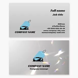 Car Wrap Business Card Template