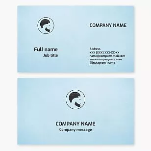 Barber Business Card Template