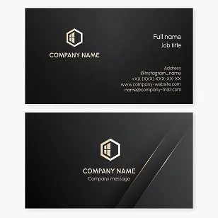 Hexagon Window | Premium Business Card Template | Window Manufacturing, Installation, and Repair.