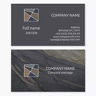 Stonemason Business Card Template