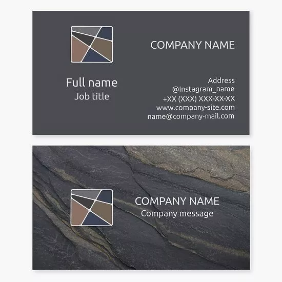 Stonemason Business Card Template