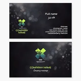 Surf Shop Business Card Template