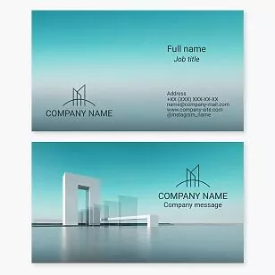 Glazier Business Card Template