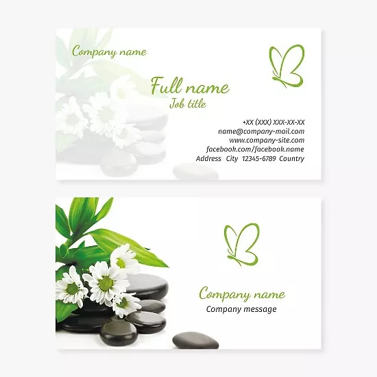 Massage Therapy Business Card