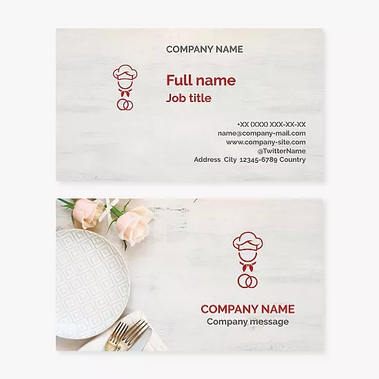 Catering Business card