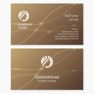 Beauty Salon Business Card Template