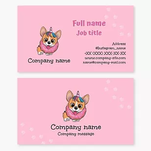 Event Cafe Business Card Template