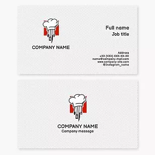 Chef Kitchen Business Card Template