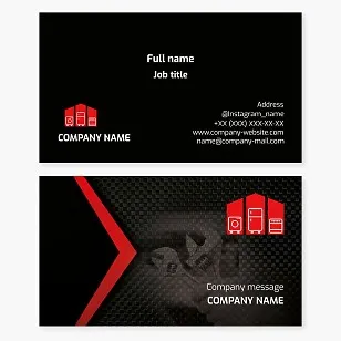 Appliance Repair Business Card Template