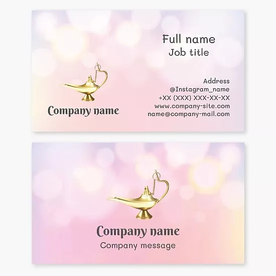 Business Card Template Antique Item