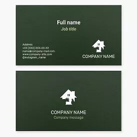 Farmhouse Logo Business Card Template