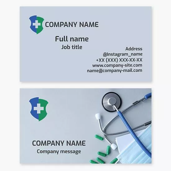 Healthcare Medical Business Card Template