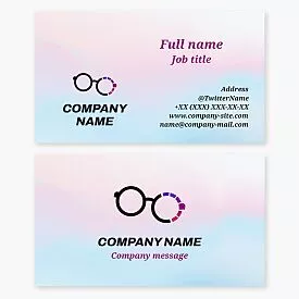 Optometrist Business Card Template