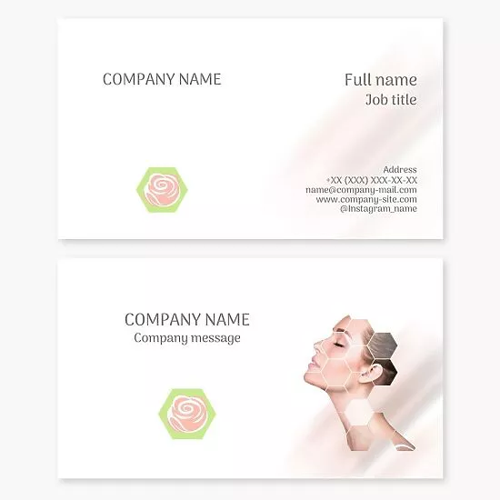 Cosmetologist Business Card Template