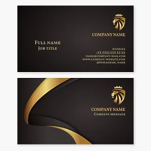 Royale Lion Business Card Template