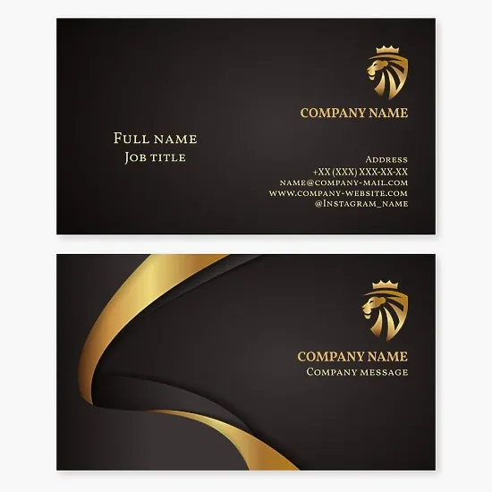 Royale Lion Business Card Template