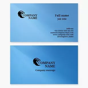 Eagle Logo Business Card Template