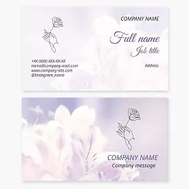 Florist Business Card