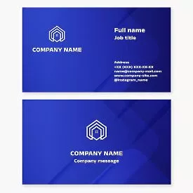 Abstract House | Real Estate Business Card Template