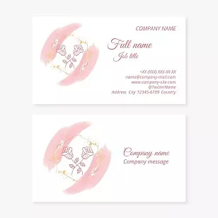 Generic Flower Business Card