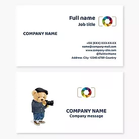 Photographer business card template