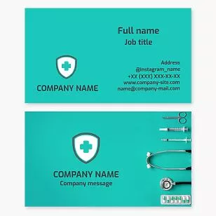 Medical Business Card Template