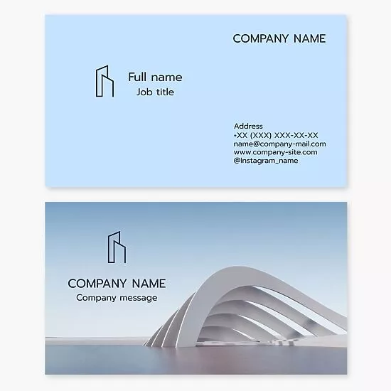 Construction/Architecture Business Card Template