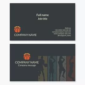 Basketball | Personal Coach Business Card Template