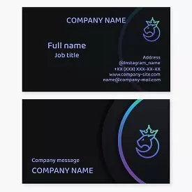 Royale Lion Logo | Abstract Business Card Template