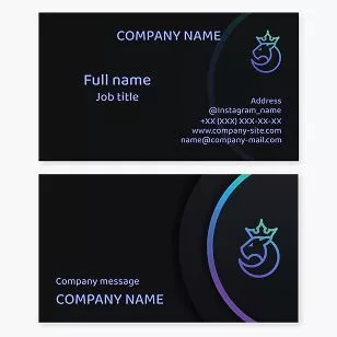 Royale Lion Logo | Abstract Business Card Template