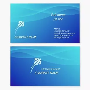 Abstract Stingray Logo | Ocean Business Card Template