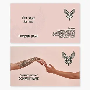 Tattoo Artist Business Card Template
