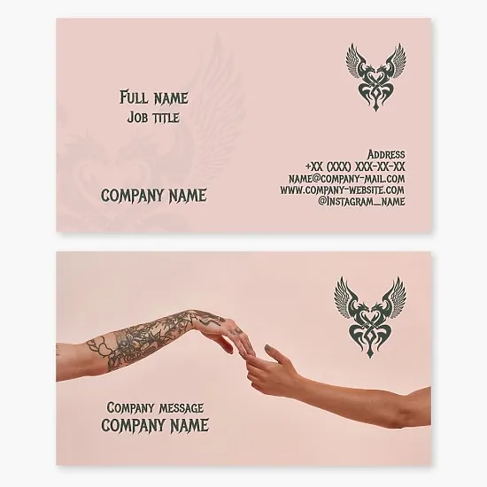 Tattoo Artist Business Card Template