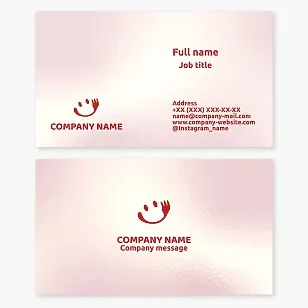 Fork Smile Logo | Restaurant Business Card Template