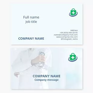 Doctor Healthcare Business Card Template