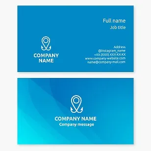 Fish Hook Location | Fishing Supplies | Fishing Business Card Template