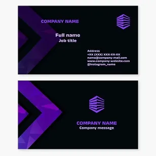 Business card template. High-rise building. Construction. Real estate. Real estate agency.