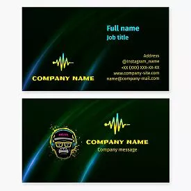 Music Gorilla Business Card Template