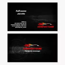 Automotive Business Card Template