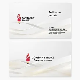Business card template. Creative agency, educational project, creative studio, design agency, journalistic publication. A symbol of the power of creative energy, burning ideas, and a passion for creativity.
