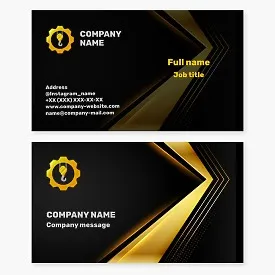 Business card template. Civil engineer. Construction company. Sale of rolled metal products.